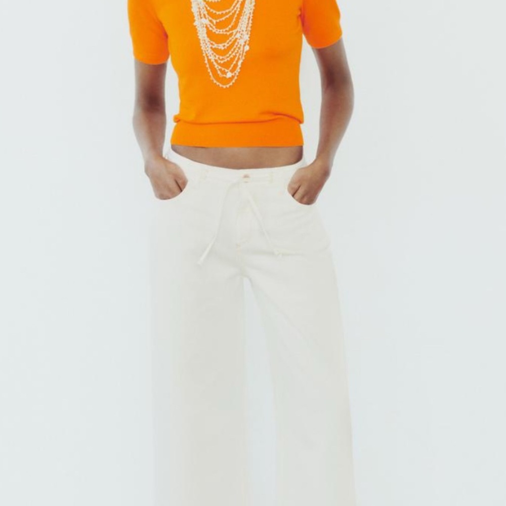 NWT Zara Palazzo Jeans